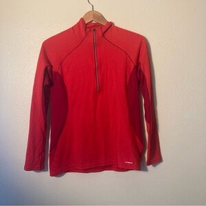 Patagonia Capilene Polartec Vibrant Red Long Sleeve Top Medium